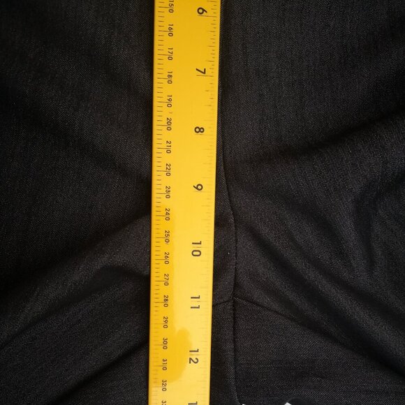 Fashion Bug Ladies Size 14 Black Zipper & 3 Button Closure Flare Leg Dress Pants - Picture 13 of 14